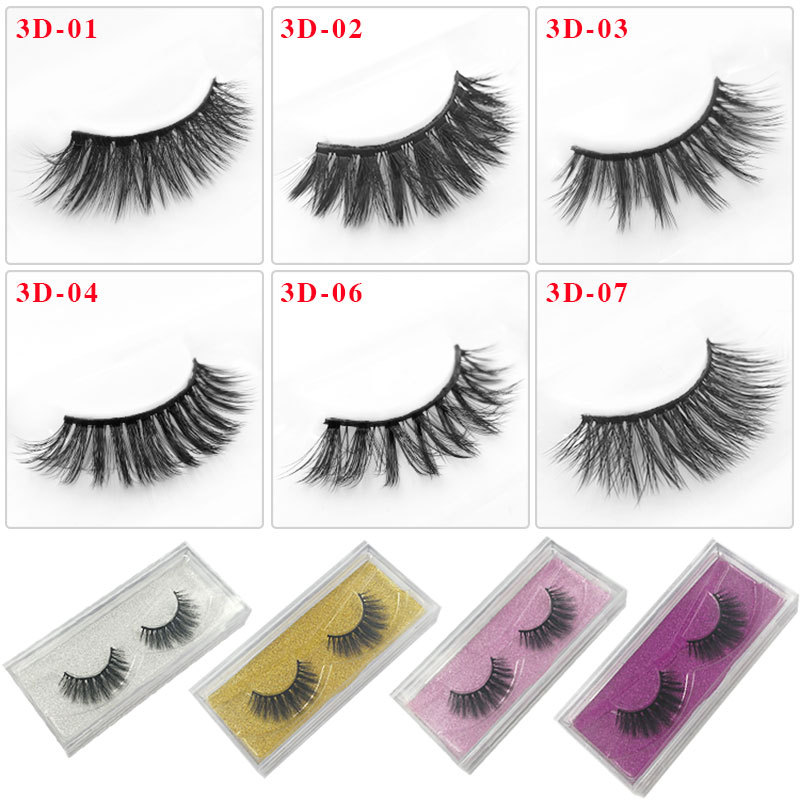 

Eyelashes 3D Mink Lashes Natural Handmade Volume Soft Lashes Long Eyelash Extension Real Mink Eyelash For Makeup 3d
