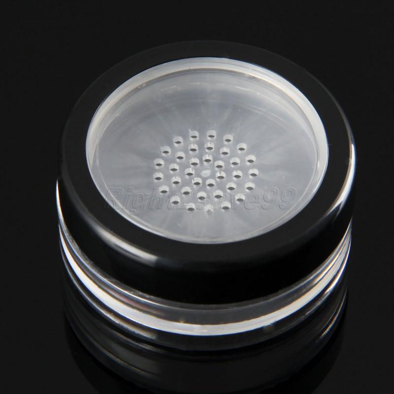 

5pcs/lots 10g puff boxes Black Clear Cap Loose Compact PP Puff Jar Packing Container 2020 Cosmetic tool
