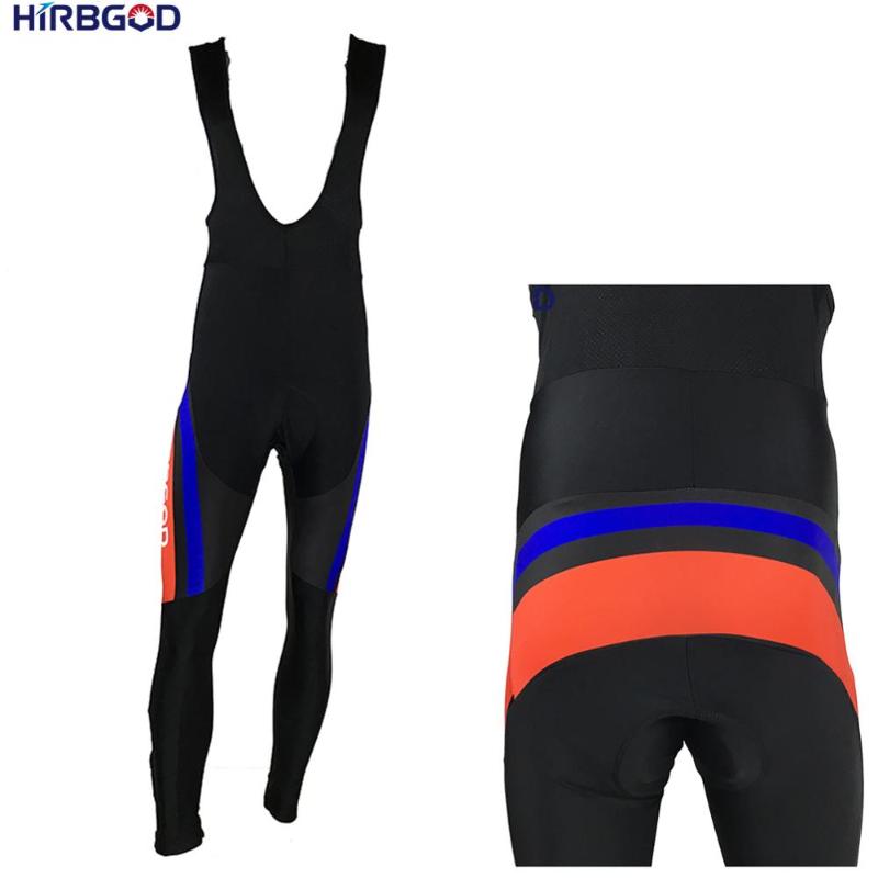 

HIRBGOD Cycling Pants Men 2020 Gel Bib Sport Fitness Bike Pants Men tight Long Padded Summer Cycling Equipment, HPT100, Green black bib