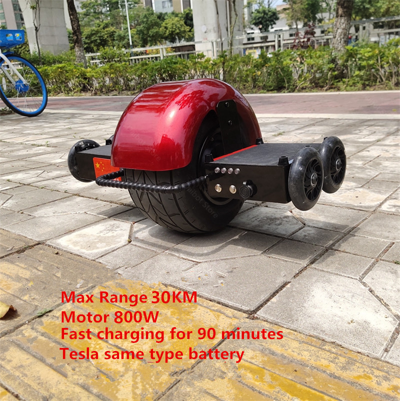 Electric Unicycle One Wheel Electrics Scooters 10 Inch Wide Tire 800W
