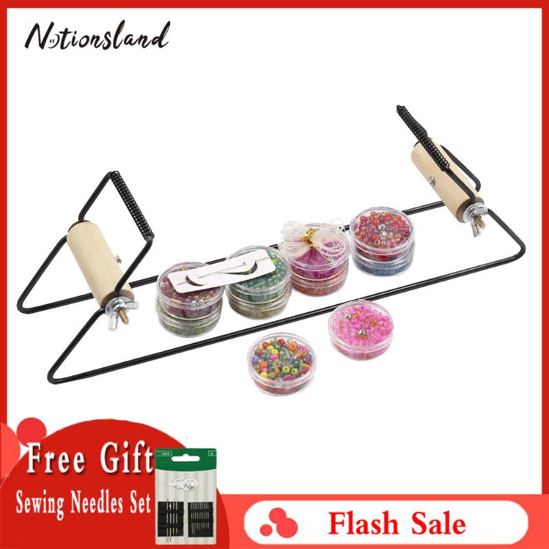

Stainless Steel Weaving Beading Loom Set Knitting Beading Loom Kit for Bracelet Jewelry Educational Toys DIY Knitting Machine