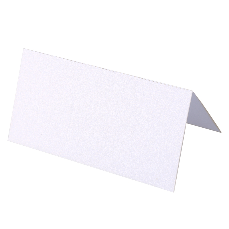 

Greeting Cards 100 Blank Table Name Place Cards, Many Colours - White, Party, Wedding