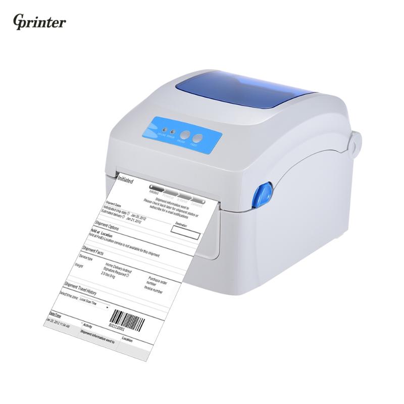 

Thermal Printer 1D 2D QR Barcode Label Address E-Waybill Printing 8inch Fast Speed 20-118mm Width with External Label Entrance
