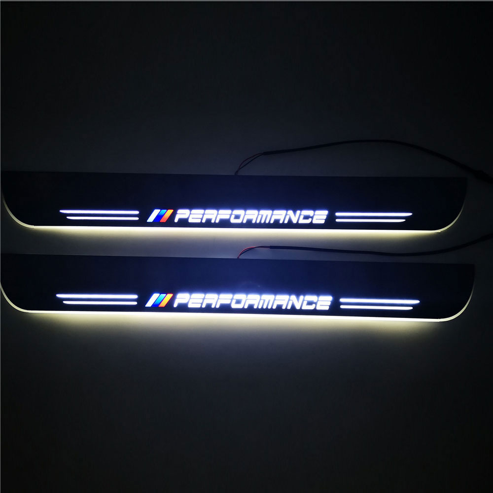 

Waterproof Moving LED Welcome Pedal Car Scuff Plate Pedal Door Sill Pathway Light For BMW E46 1998-2004 2005