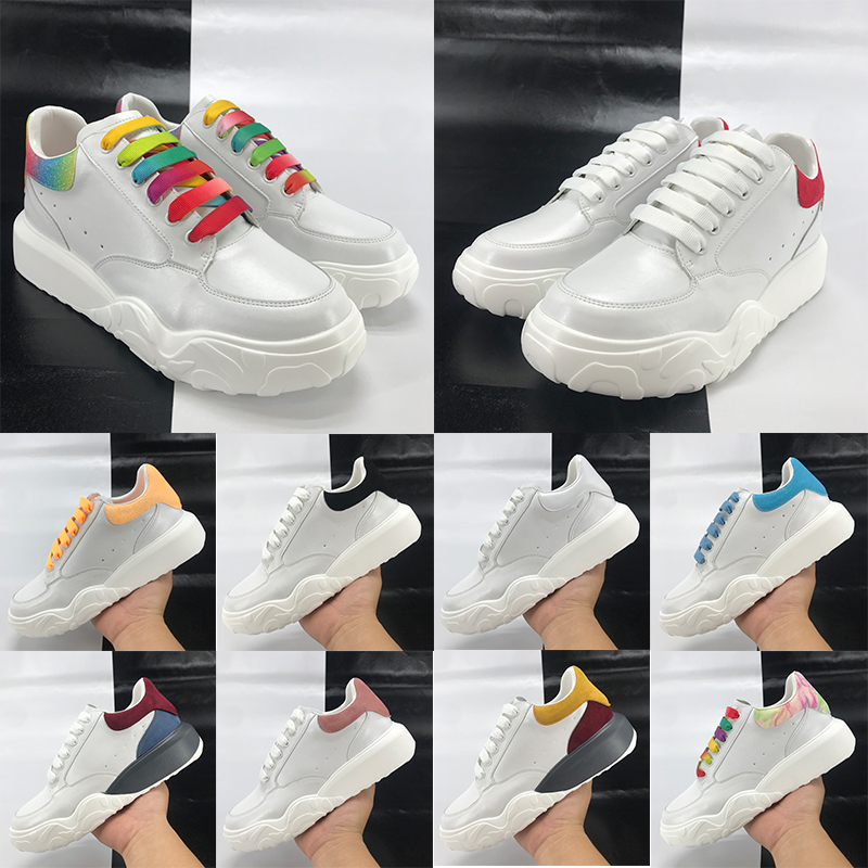 

Mens fashion sneaker court trainer platform shoes white black red green orange blue navy glow in the dark chaussures women casual trainers, 20 us dollars for box
