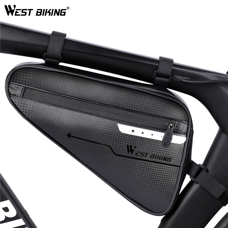 

WEST BIKING Cycling Bag Waterproof MTB Road Bicycle Frame Bag Front Tube Triangle Pouch Large Capacity Tools Pannier Bike Bags