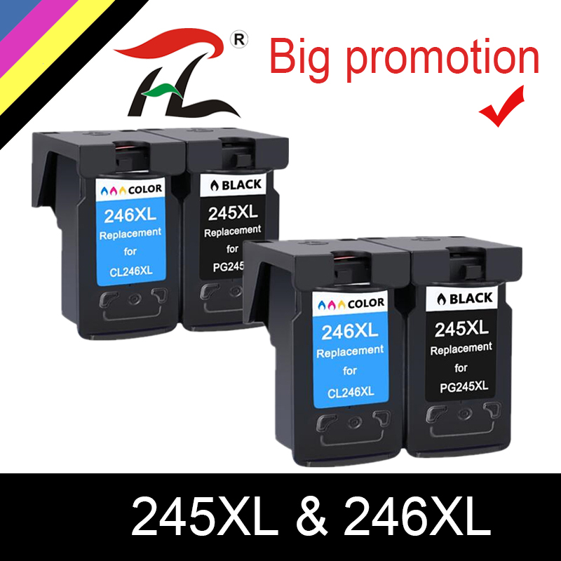 

YLC PG245 PG245XL PG-245XL PG-245 PG 245 XL 245XL Ink Cartridges Remanufactured Pixma IP 2820 MX 492 MG 2520 2924 2920