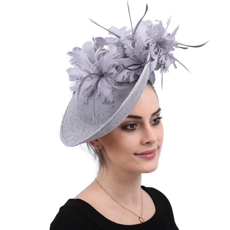 

Horse Racing Boxing Hat Hair Decorate Noble Lady Of Quality Feather Hats Hair Decorate Hairpin Headwear Bride Party