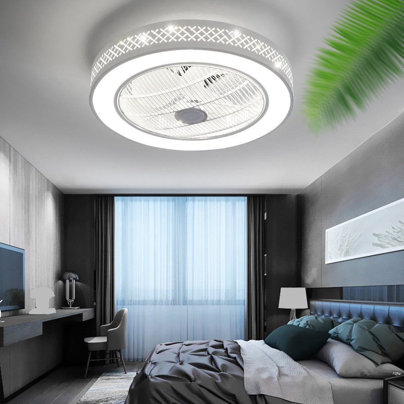 

Fan light Invisible ceiling fan light with modern living room bedroom dining room LED invisible Ceiling fans with lights