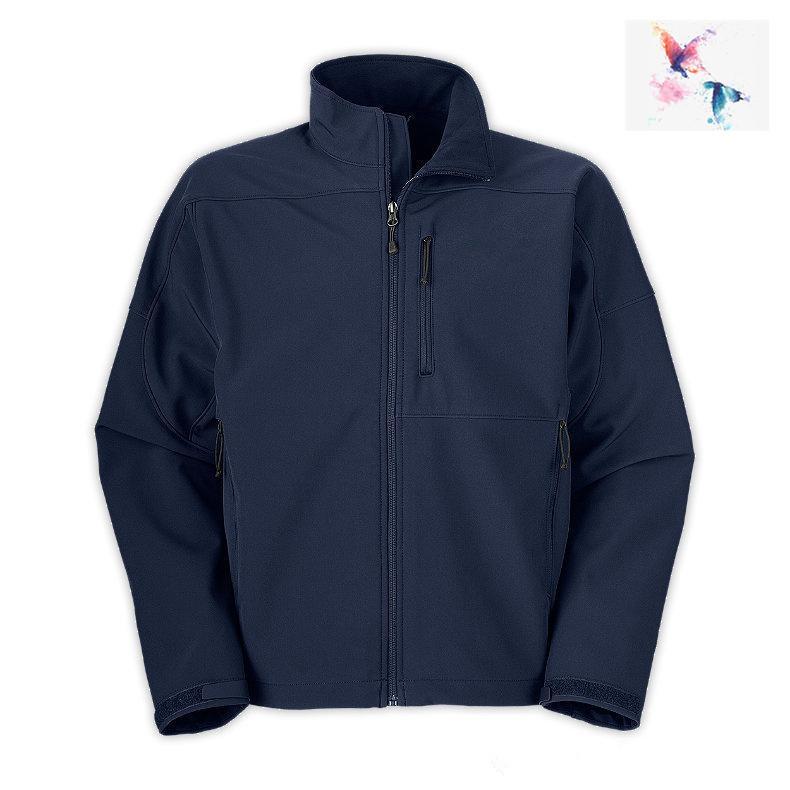 

2019. BRAND MEN's oudoor Polartec softshell norTh Jacket Male Sports face fleece men coat apexs navyblue