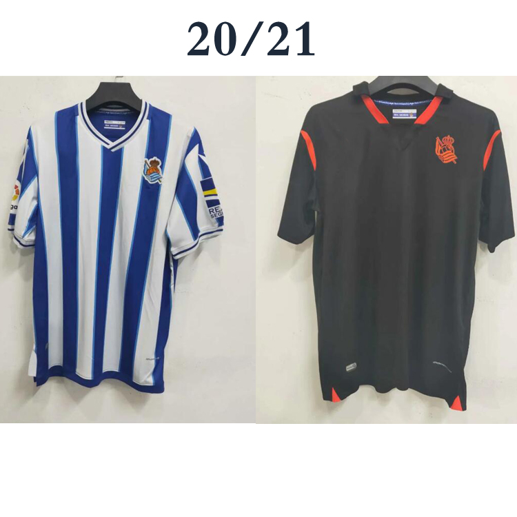 

20 21 Real Sociedad soccer jersey OYARZABAL home away 3RD X PRIETO AGIRRETXE GRANERO ODEGAARD JUANMI football shirt 2020, Black;yellow