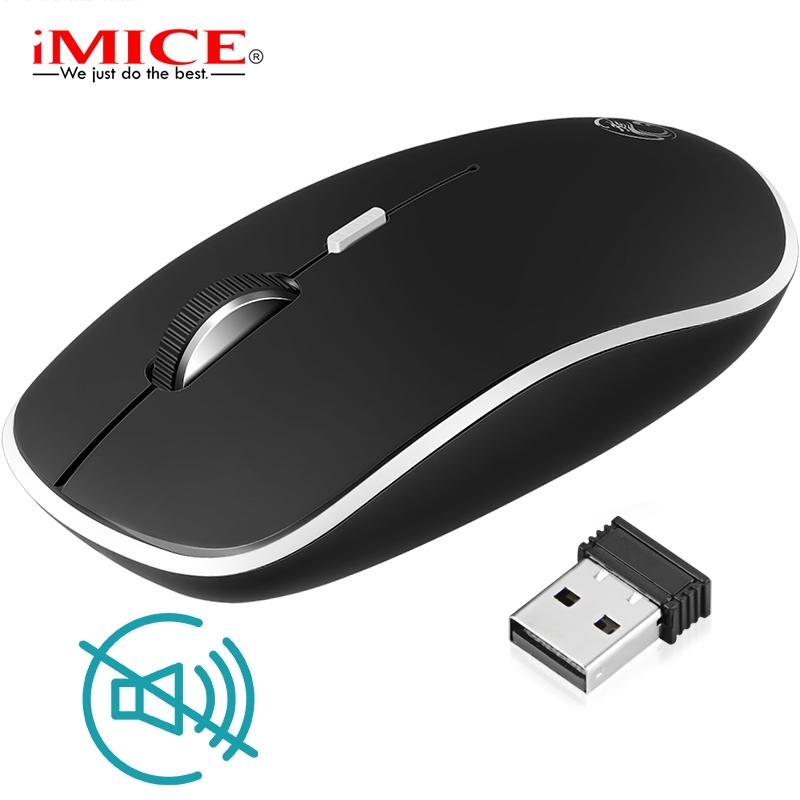 

Imice Wireless Mouse Wireless Computer Mouse Ergonomic PC Mice Silent Mini Mause 2.4GHz USB Optical 1600DPI For Laptop