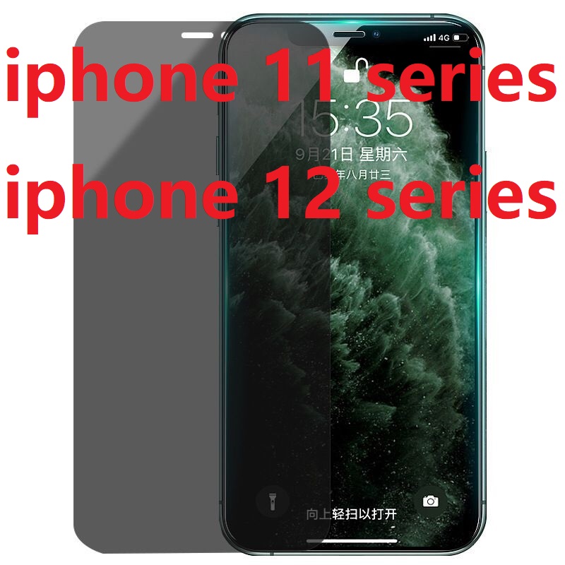 

Anti Spy Film Screen Protector For Apple iphone 12 Pro Max & iphone 12 Mini 11 Pro Max XR XS Max Privacy Tempered Glass Anti Glare