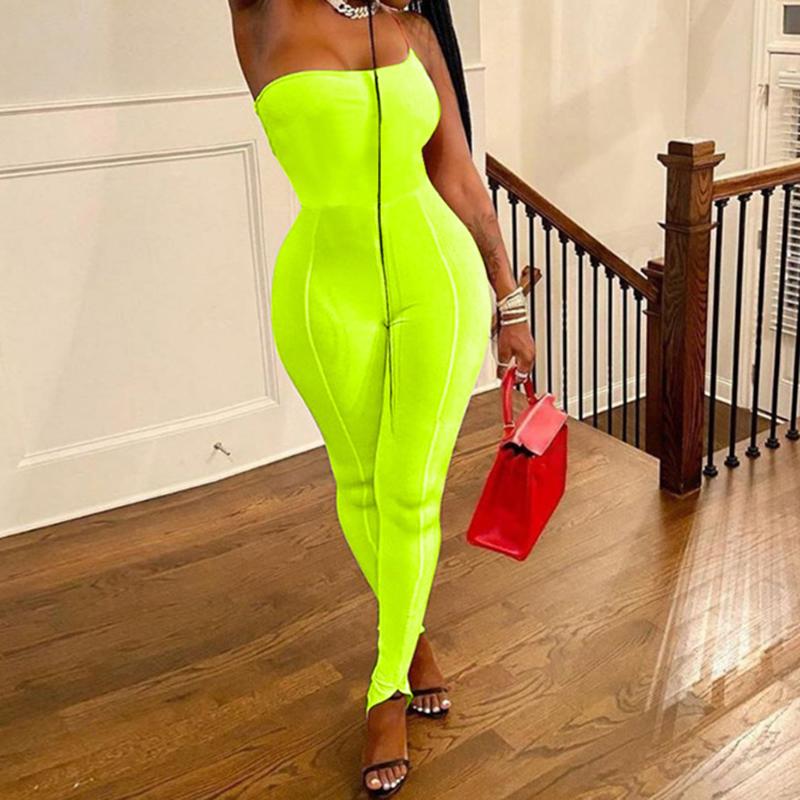 

2020 White One Shoulder Bodycon Matching Sets Women Sporty Casual Skinn Two Piece Outfits Sleeveless Top And Side Slit Pants, Black