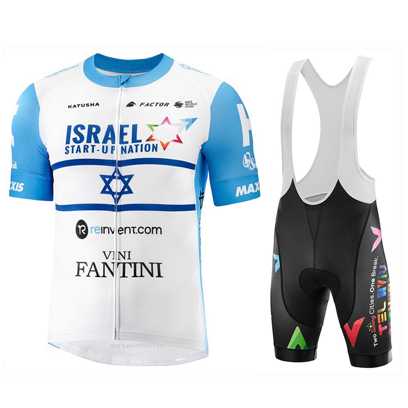 Tour De France 2020 Pro Team ISRAEL Cycling Jersey Set Men/Women Summer Breathable Cycling clothing bib shorts kit Ropa Ciclismo-image-575262209