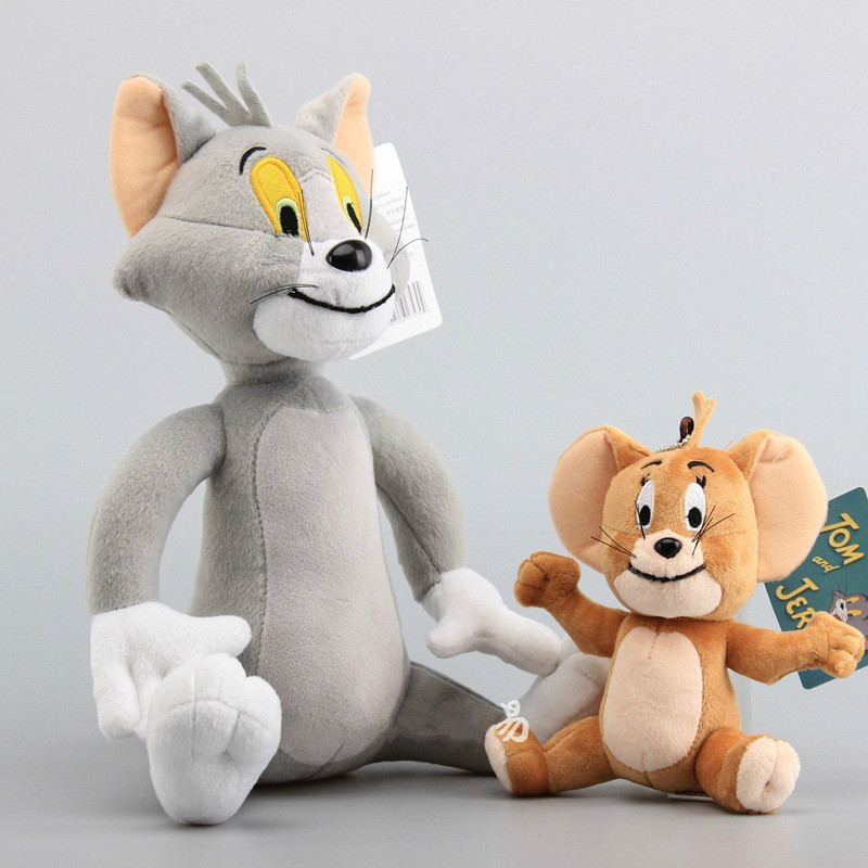 2Pcs/Set Tom And Jerry Plush Stuffed Toys Dolls Kids Gifts 30CM*17CM 2Pcs/Set Tom And Jerry Plush Stuffed Toys Dolls Kids Gifts 30CM*17CM