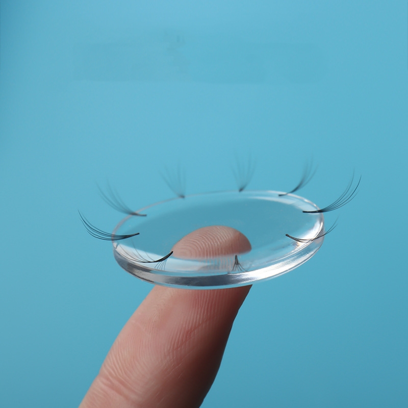 

5 PCS Reusable Flexible Silicone Eyelash Storage Pad 1 Second Flowering Lashes Grafting Silicone Pad Speed up Eyelash Planting