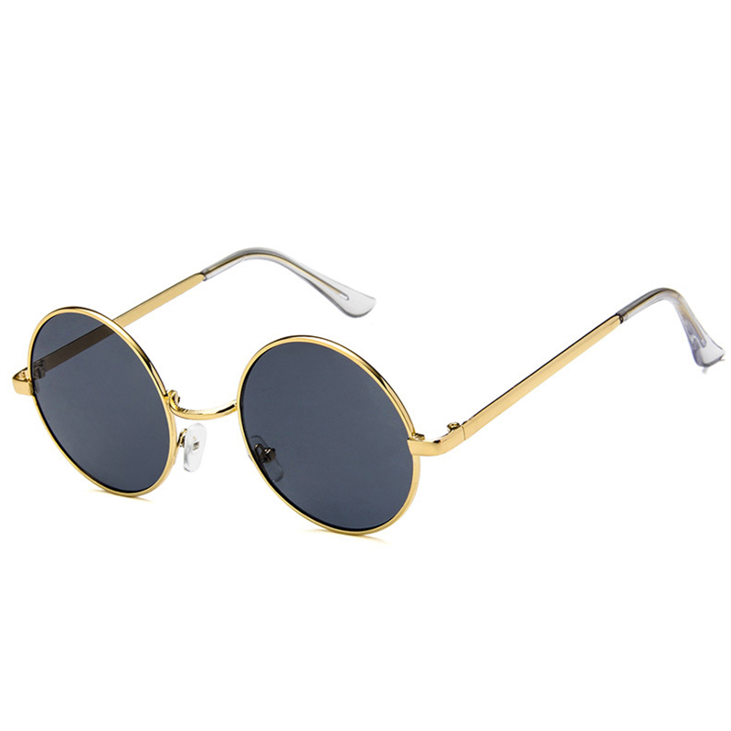 

2020 Retro Round Sunglasses Man/Women Brand Designer Sun Glasses For Man/Women Alloy Mirror Female