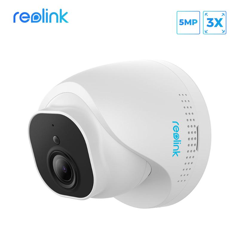 

Reolink Security Camera 5MP 3x Optical Zoom PoE Dome IP66 Mic Remote Access Outdoor Camera Nightvision Audio RLC-522