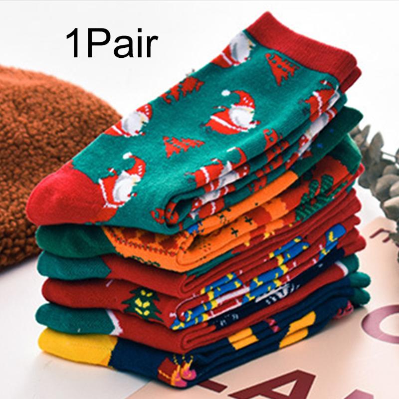 

Men Women Holiday Soft Autumn Winter Daily Christmas Print Stockings Camping Fashion  Warm Festival Sports Comfortable