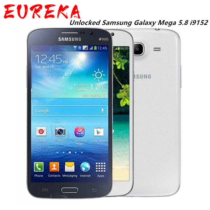 

Refurbished Original Samsung Galaxy Mega i9152 5.8 inch Dual Core 1.5GB+8GB Memory Unlocked Android Phone DHL, White