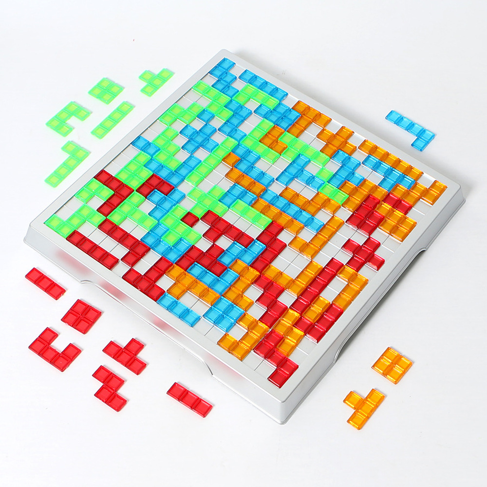 

Blokus Strategy Game Tetris 2 Player and 4 Player Version Family Board Game