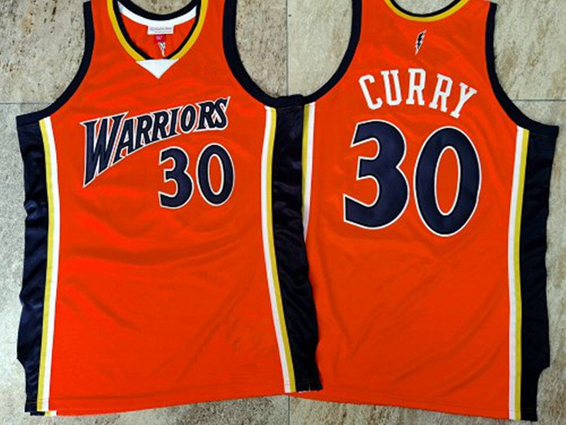

Mitchell & Ness Stephen Curry Golden State Warriors MEN #30 2009-10 Hardwood Classics basketball Swingman Jersey, Black