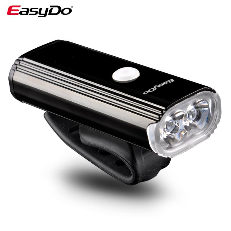 

Bike Lights Easydo Bicycle Light Cycling Head Front 4400mAh 1000 Lumen USB Rechargeable XPG 10W Headlight 8 Lighting Modes EL-1110