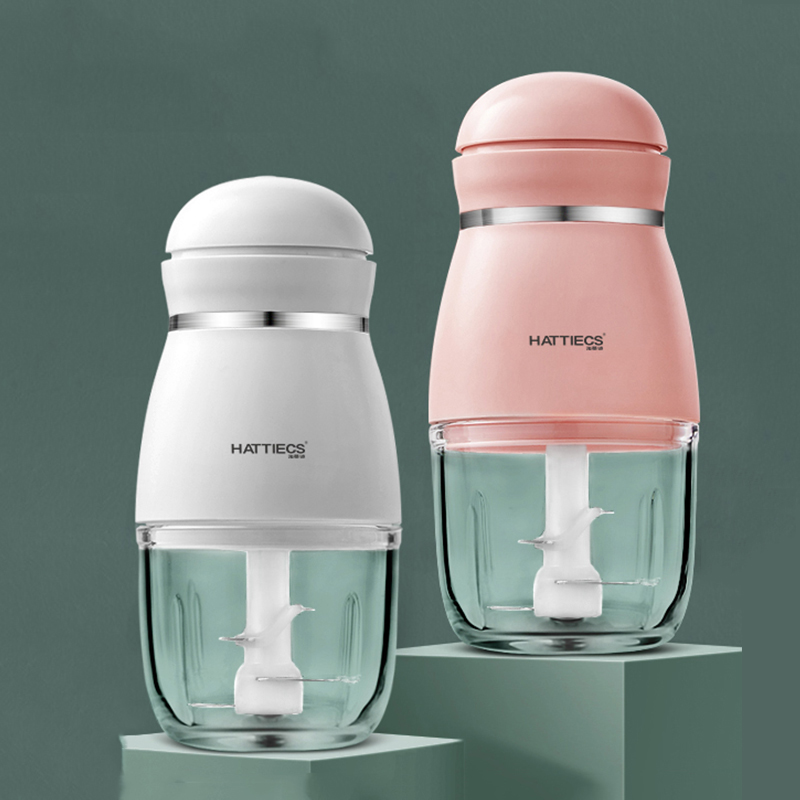 

Household Small Electric Meat Grinder 300ml Multifunction Baby's Vegetable Meat Chopper mini Mincer Processor