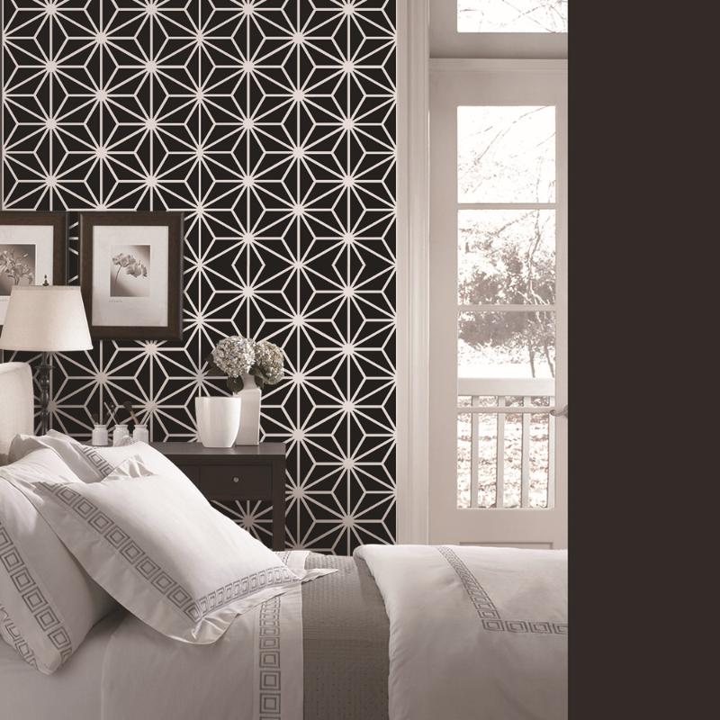 

Funlife Black White Geometry Wallpaper,Waterproof Self adhesive Wall Sticker for Living room Office,Art Decal DIY Home Decor