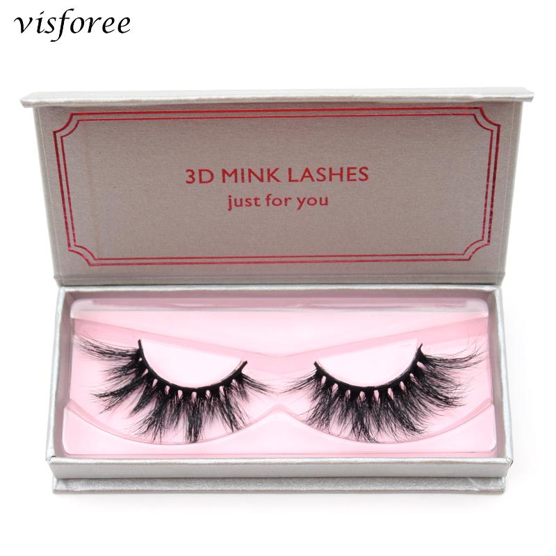 

Visofree Eyelashes 3D Mink Lashes Cruelty Free Mink Eyelashes Cross Thick False Makeup Eyelash Extension Lashes K01