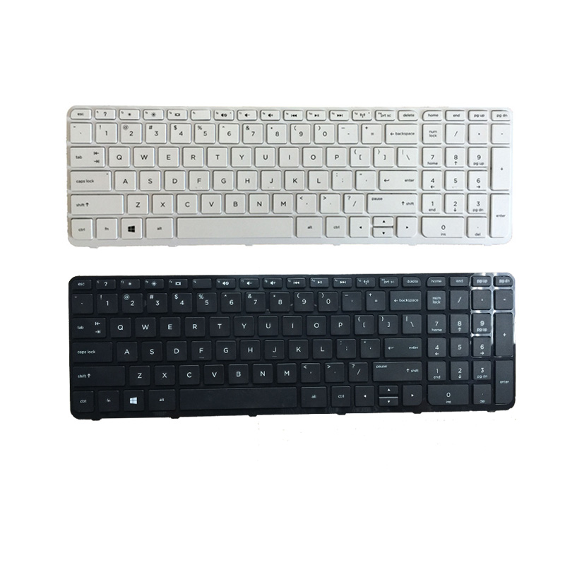 

NEW US Keyboard FOR Pavilion 17-N 17-E 17N 17E R68 English laptop keyboard white and black