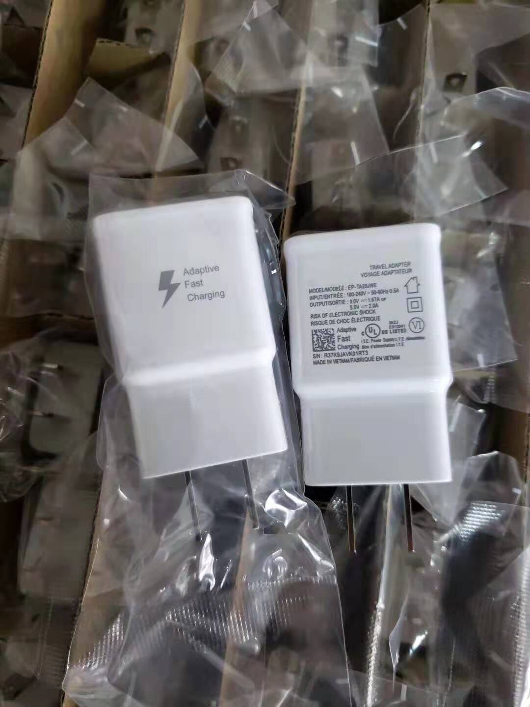 

OEM fast Adaptive QC3.0 Wall Charger 9.0V 1.67A/5V 2A USB Wall Charger Power Adapter For Samsung Galaxy S6 s8 S10 Note 10 EP-TA20JBW