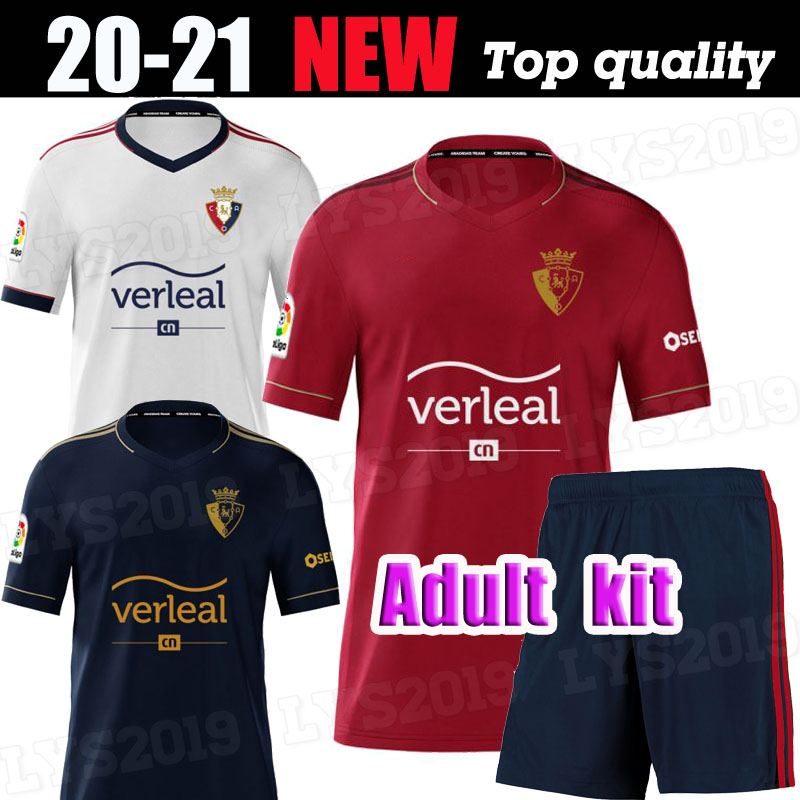 

Adult kit 20 21 Osasuna soccer jerseys CA 100th Centenary 2020 20 21 Chimy Ãvila R.Torres RubÃ©n GarcÃ­a EstupiÃ±an home camiseta de fÃºtbol, Black