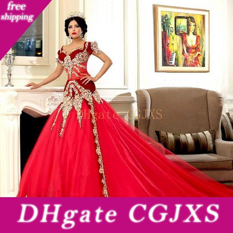 red color gown online shopping