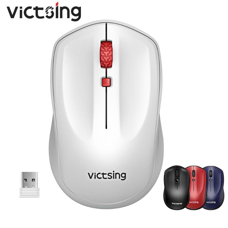 

VicTsing PC140 Wireless Mouse Ergonomic High Precision USB Optical Mouse 1600 DPI 2.4GHz Mice With USB Receiver For Laptop PC