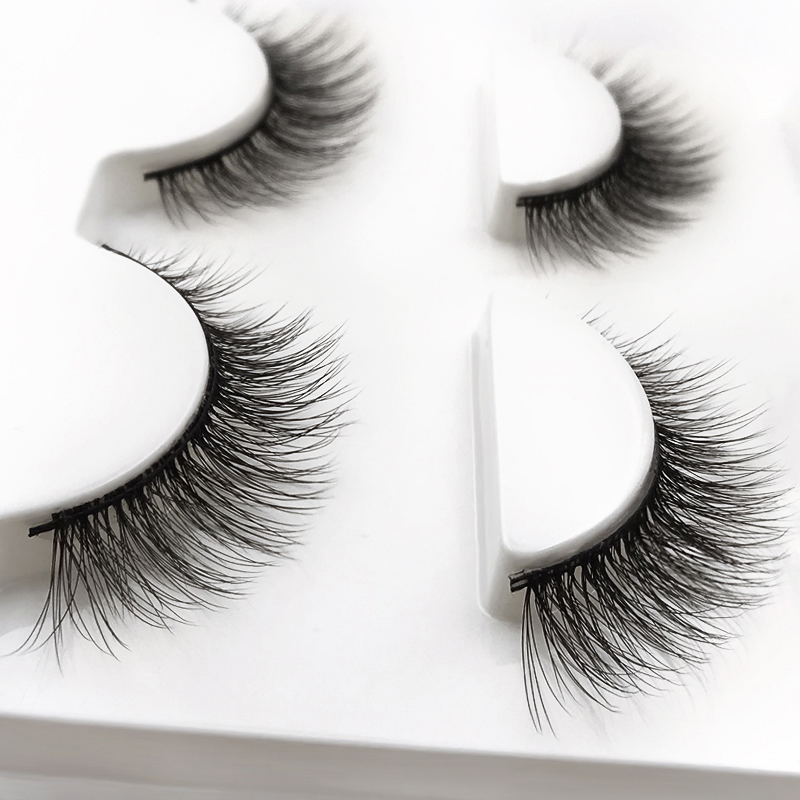 

YSDO 3 Pairs 3D Mink EyeLashes Volume Long Lashse Dramatic Wispy Lashes Faux Mink Lashes Fluffy Extension Tools