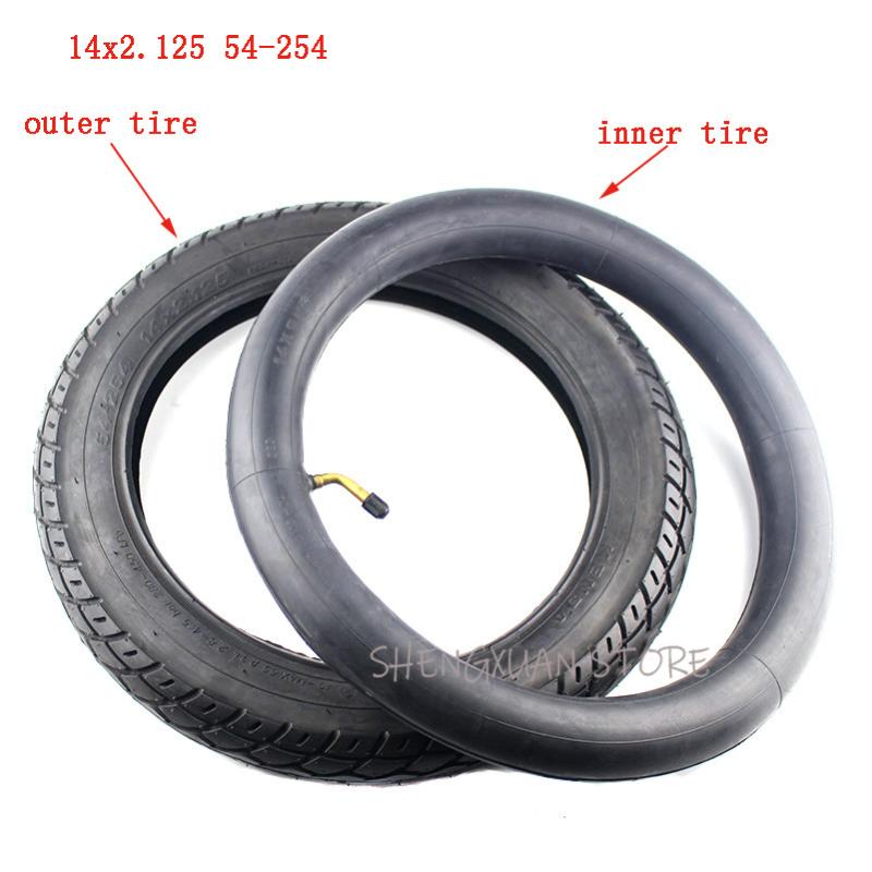 

14 inch wheel Tire 14 X 2.125 / 54-254 tyre inner tube fits Many Gas Electric Scooters and e-Bike 14*2.125 tire 14x2.125