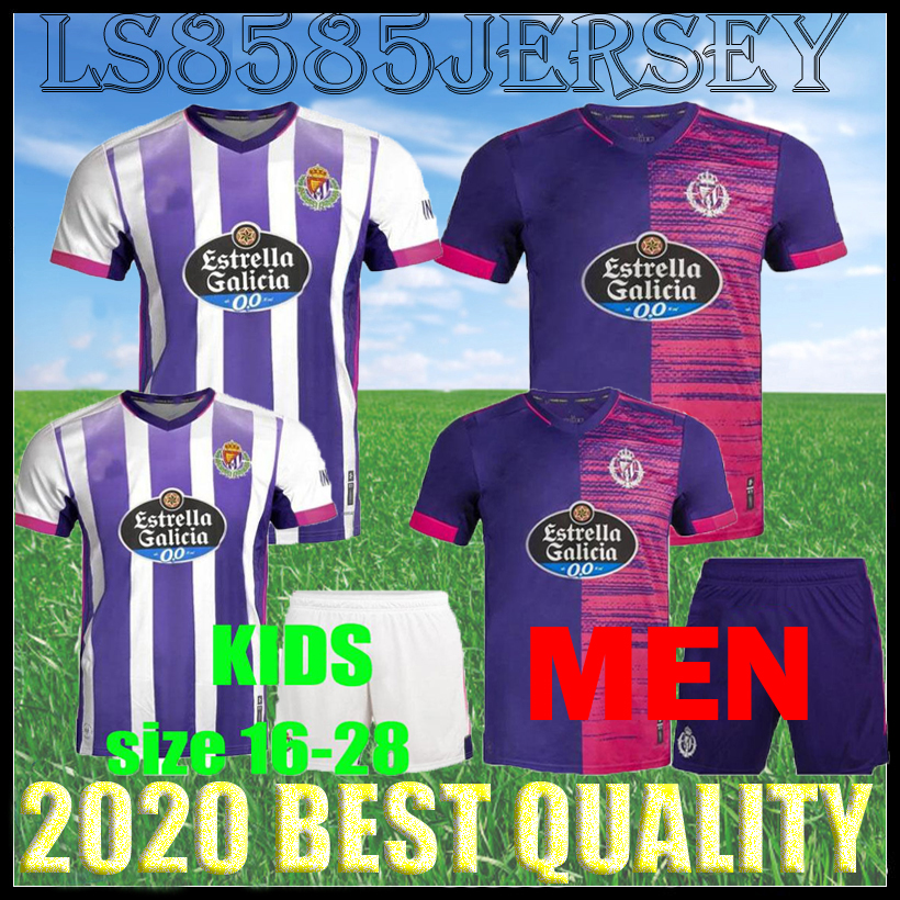 

MEN 20 21 Real Valladolid soccer jerseys FEDE S. Sergi Guardiola Óscar Plano camisetas de fútbol 2020 2021 adult kids kit FOOTBALL SHIRTS