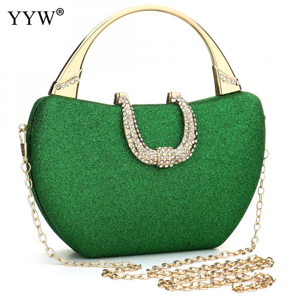 Green Sequined Handbag For Women Clutch Purses For Women Evening Bags