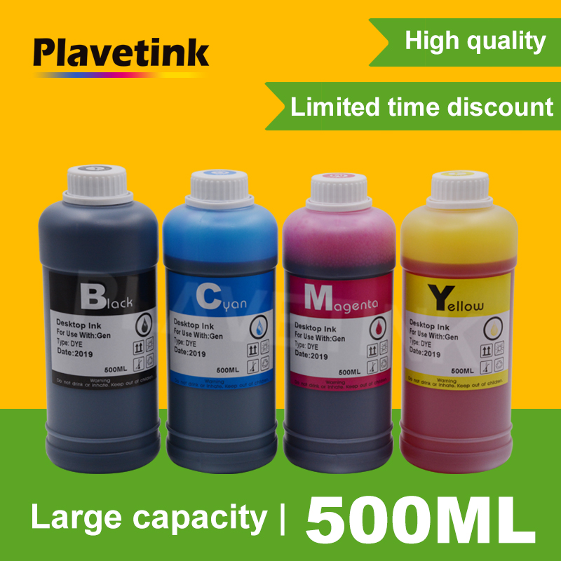 

Plavetink 500ml Bottle Printer Ink Refill Kits For 906 902 903 907 904 908 905 909 XL Printer Ink Cartridges
