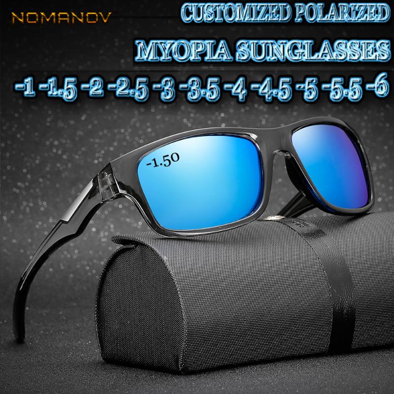 

2020 Promotion Custom Made Myopia Minus Prescription Polarized Lens Summer Style Color Film Outdoor Fashion Sunglasses -1 To -6