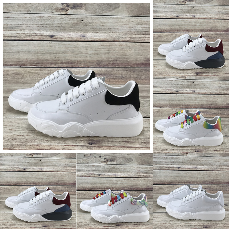 

Best Court Trainer Platform Shoes Men Women Casual shoes white black navy red blue Trainers multi-color rainbow glow in the dark Sneakers, 20 us dollars for box