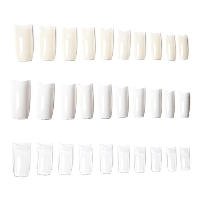 

500Pcs/Pack False Nail Tips Beginners Practice Color Card Display Fake Fingernail Nail Art Shop Home Manicure Design Tool