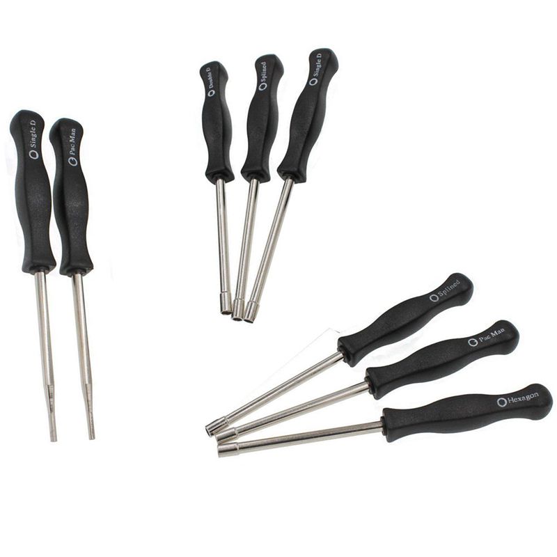 

SHGO HOT-8 pcs Screwdriver Carburetor Adjustment Tool Single D Double D Hexagon Hex Socket Kit Set