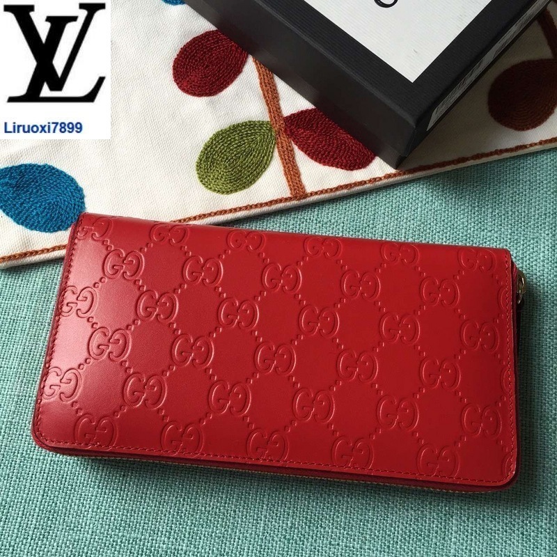 

liruoxi7899 NKA9 Top Quality Celebrity design Letter embossing Zipper wallet Long Purse Cowhide Leather Man Woman 410102 Clutch, As picture