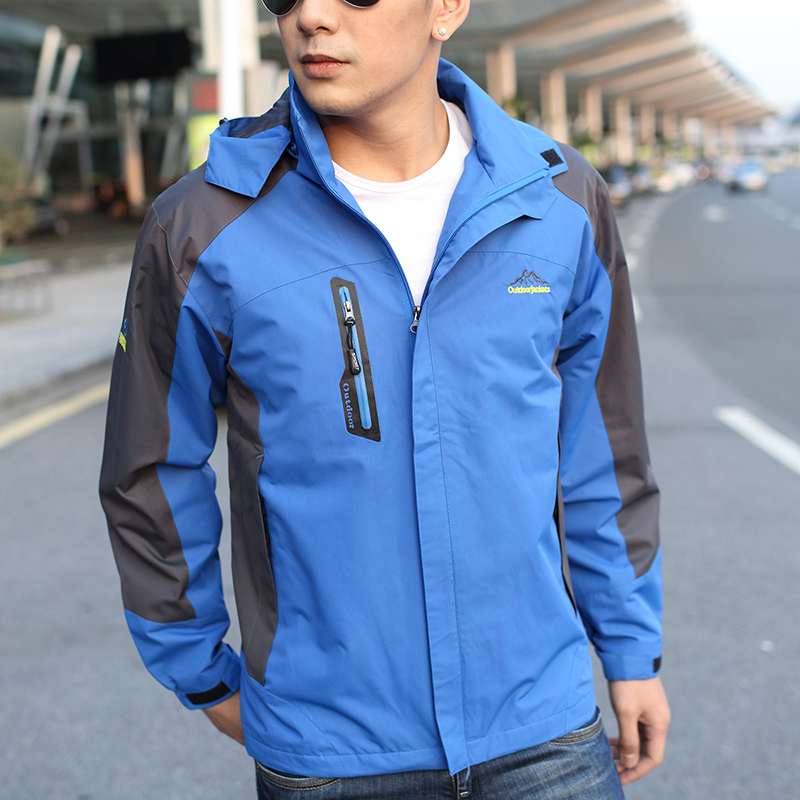 

Fashion Men's Clothing jacket Spring fall jaqueta male Windbreaker coats for men fashion jackets Chaqueta waterproof Windproof, Green 5802