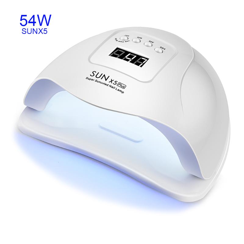 

54/36W 36 PCS LEDs SUNX 5 Dual UV LED Nail Lamp Nail Dryer SUN Light For Curing UV Gel Polish With Sensor LCD Display, 6w-lamp