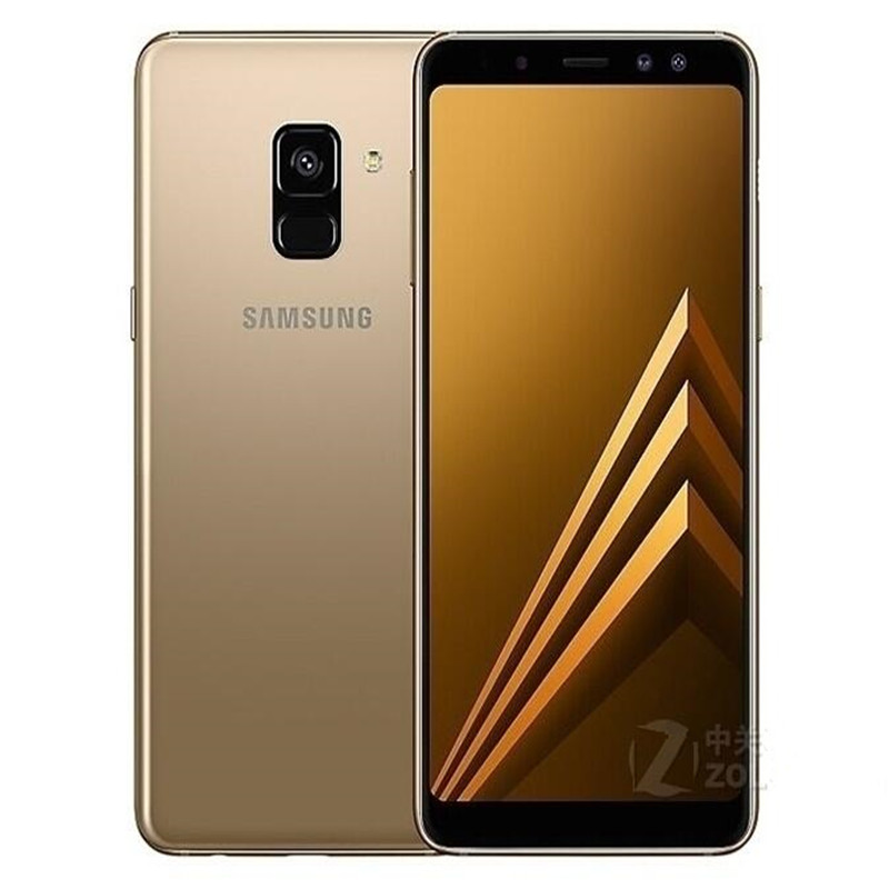 

Refurbished Original Samsung Galaxy A8 2018 A530F Dual SIM 5.6 inch Octa Core 4GB RAM 32GB ROM 16MP Unlocked Mobile Phone, Gold