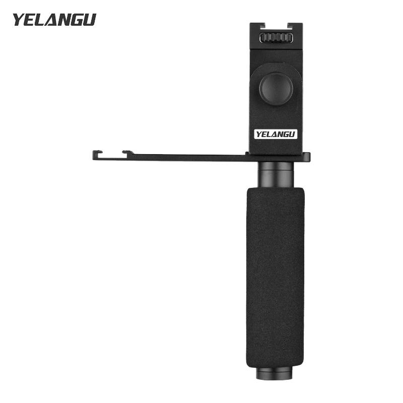 

YELANGU Smartphone Vlogging Hand Grip Mobile Phone Video Recording Holder Handle Stabilizer Cellphone Clamp 40mm-85mm Width